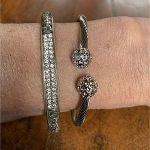 Brighton rhinestone bracelet and a bonus bracelet.